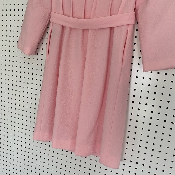 50’s 60’s 70’s Vintage Baby Pink Long Jacket - Picture 11 of 11